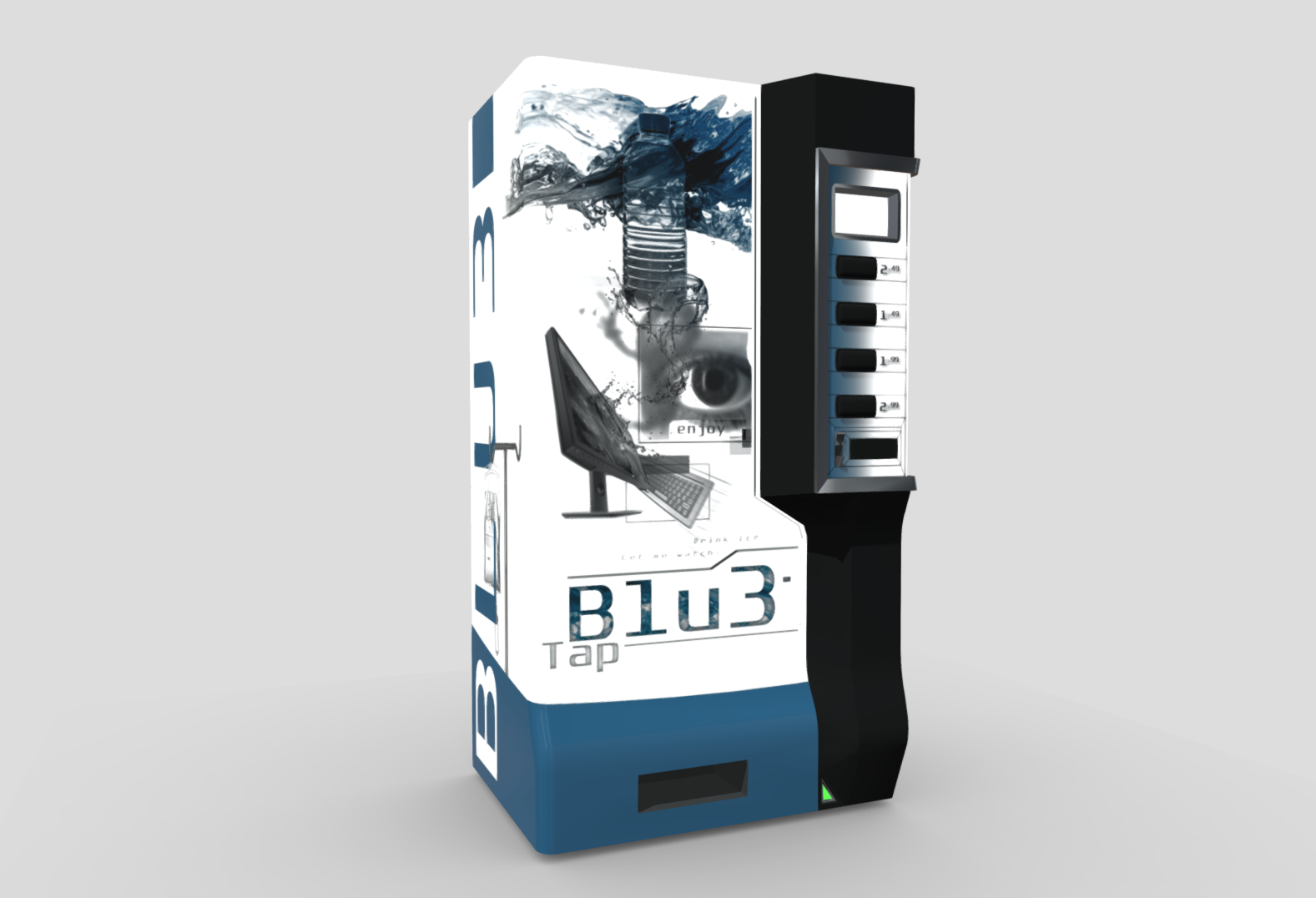 Blue Vending Machine preview image 1